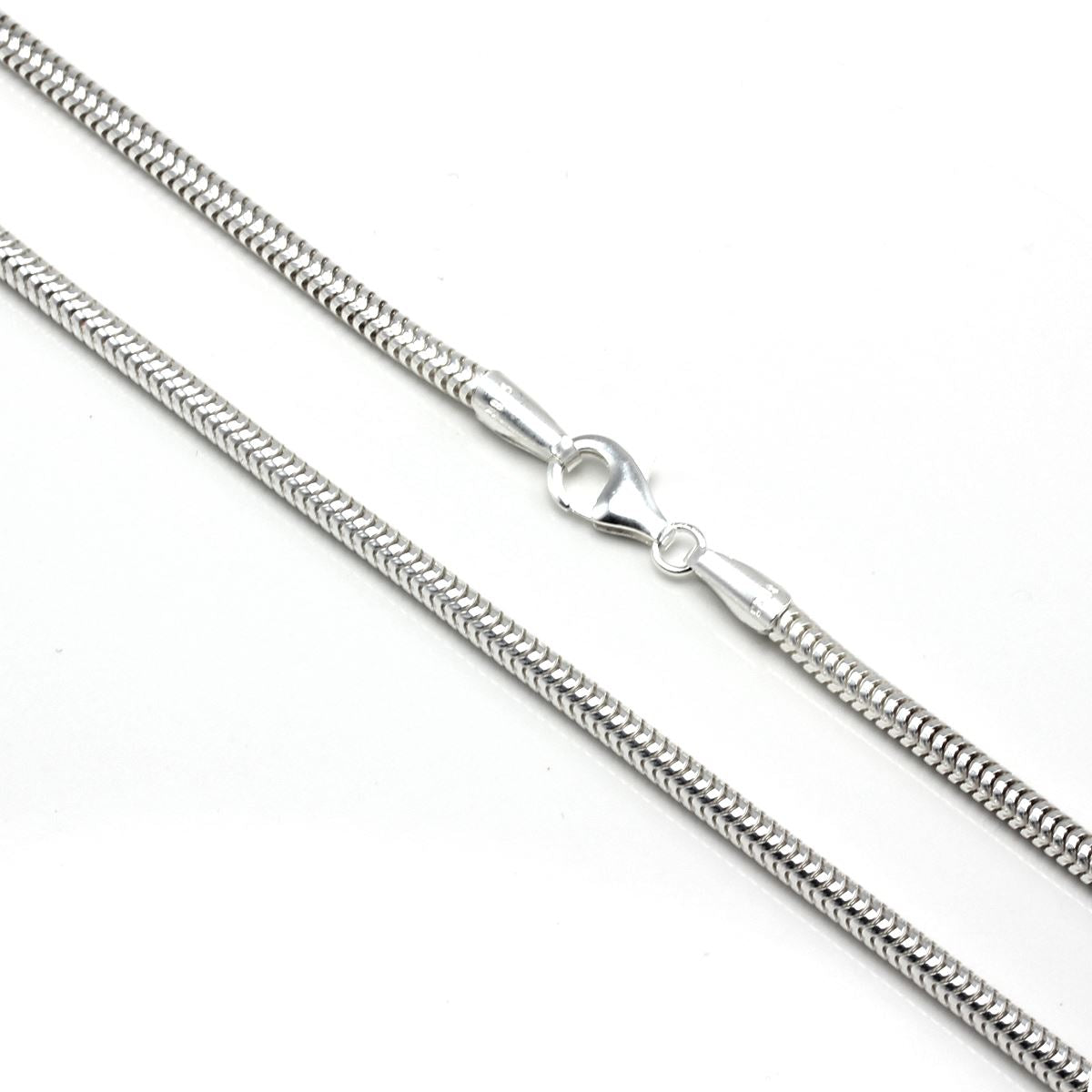 Chaîne ou bracelet serpent en argent sterling
