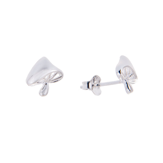 Boucles d'oreilles à tige en argent sterling en forme de champignon