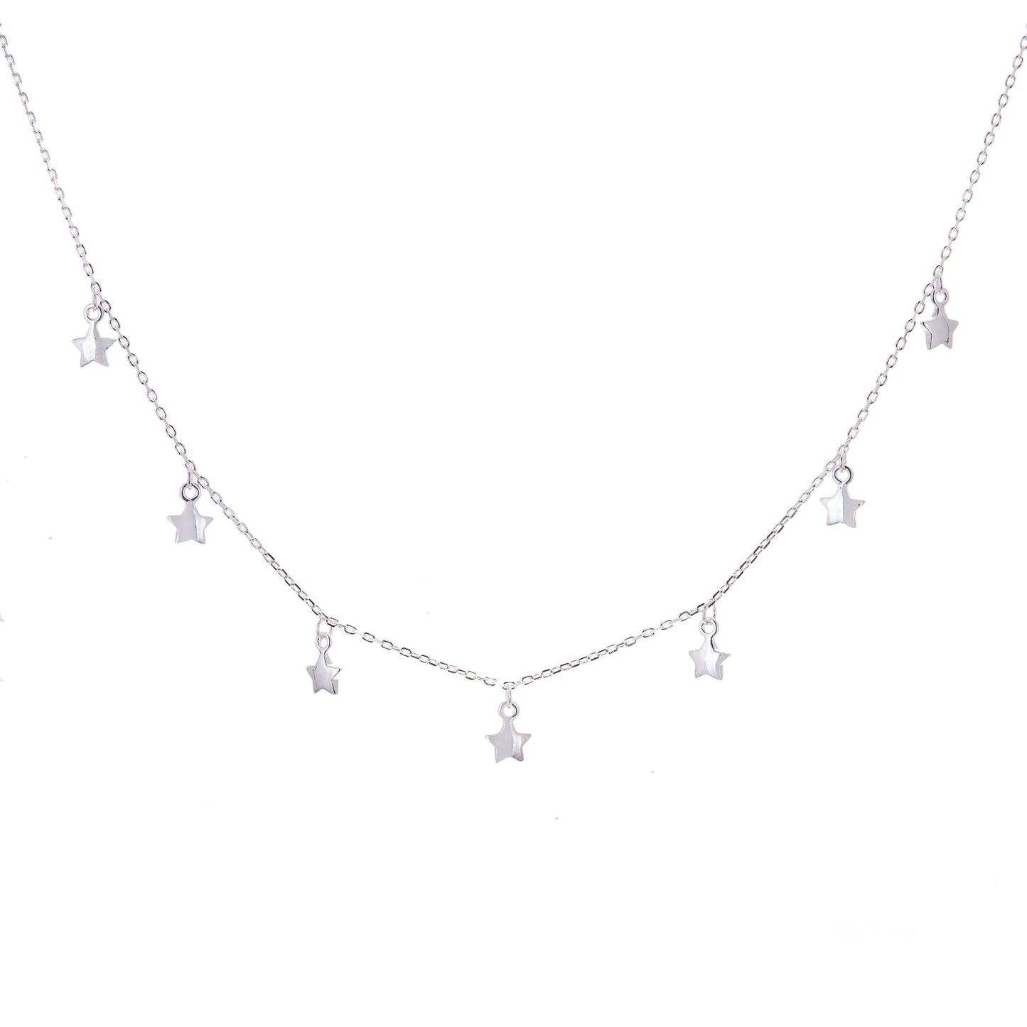 Collier multi-étoiles en argent sterling