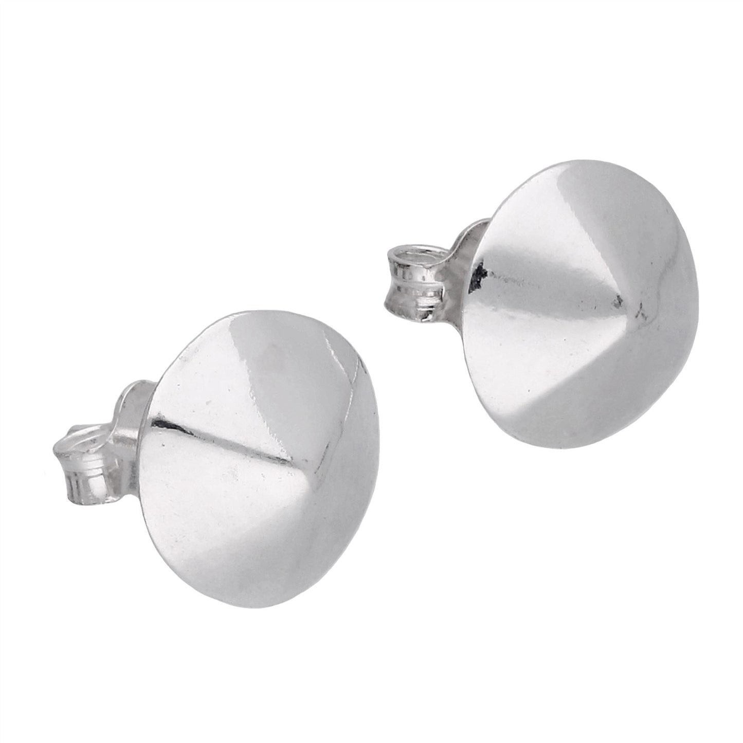 Boucles d'oreilles à tige minimalistes en argent sterling