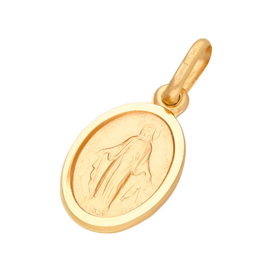 Breloque Miraculeuse Marie en or 9 carats