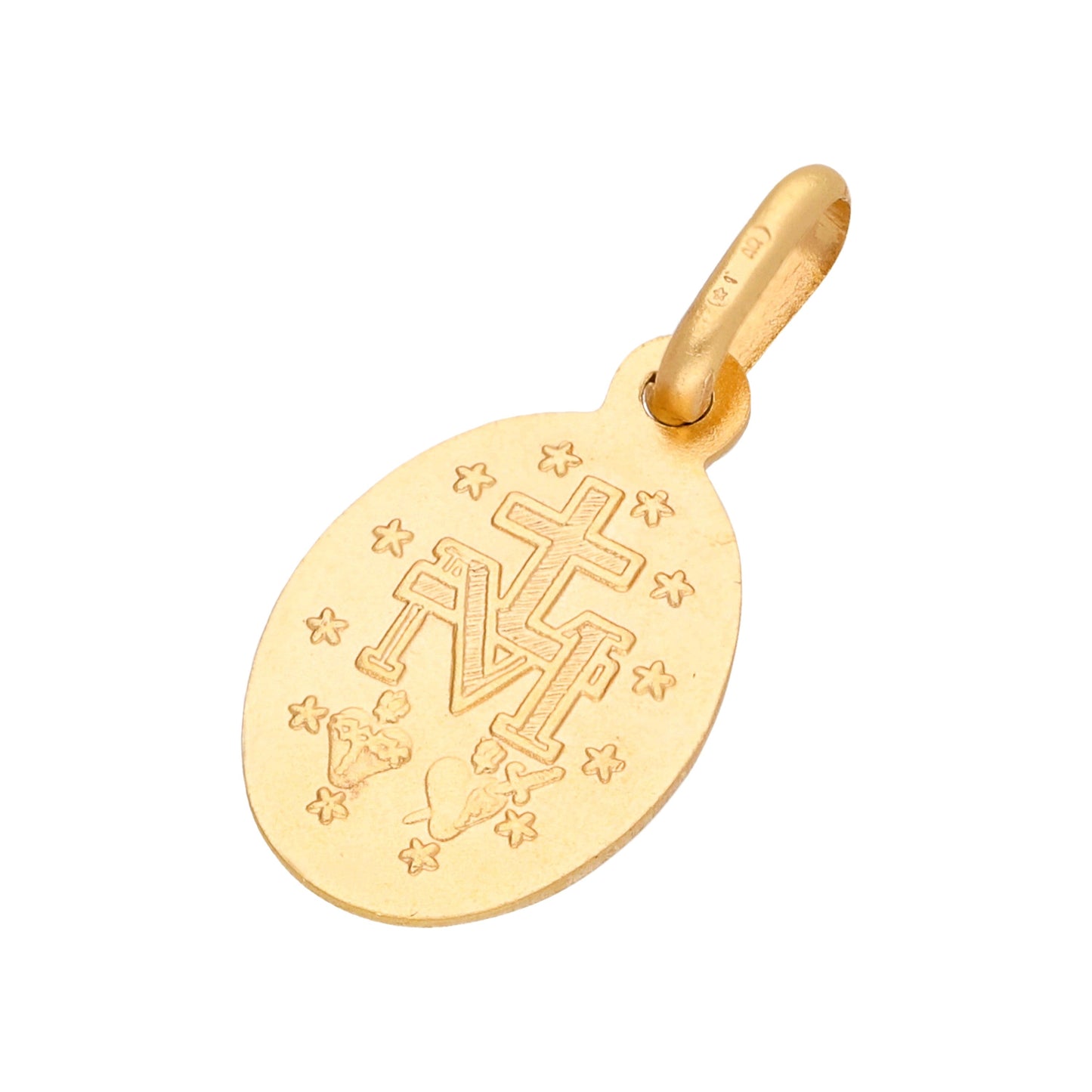 Breloque Miraculeuse Marie en or 9 carats