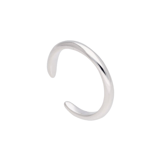 Manchette d'oreille unie en argent sterling