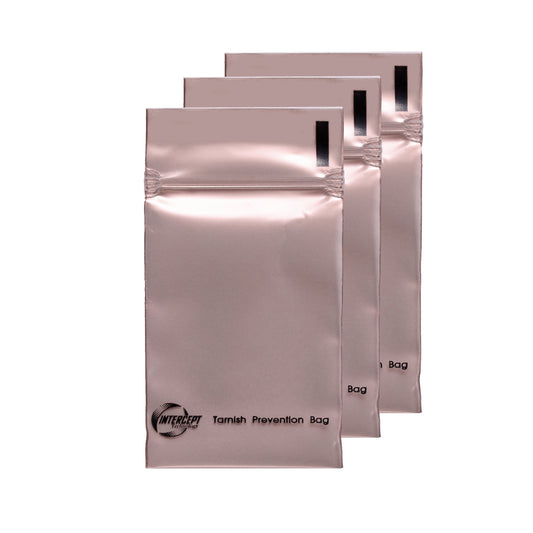 Petits sacs à fermeture éclair Intercept anti-ternissement 2" x 3" (paquet de 3)