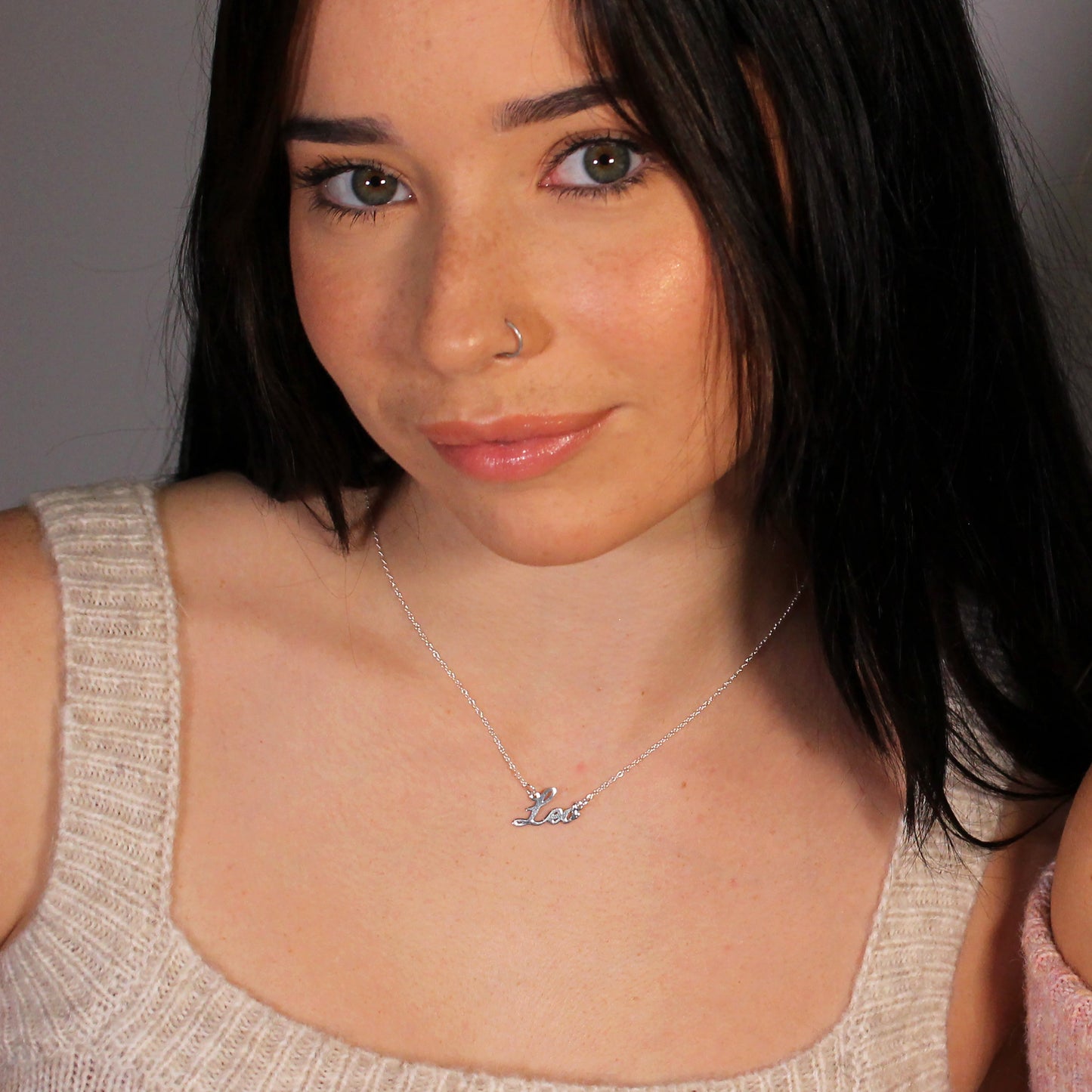 Collier en argent sterling avec signe astrologique du Lion, 43 cm