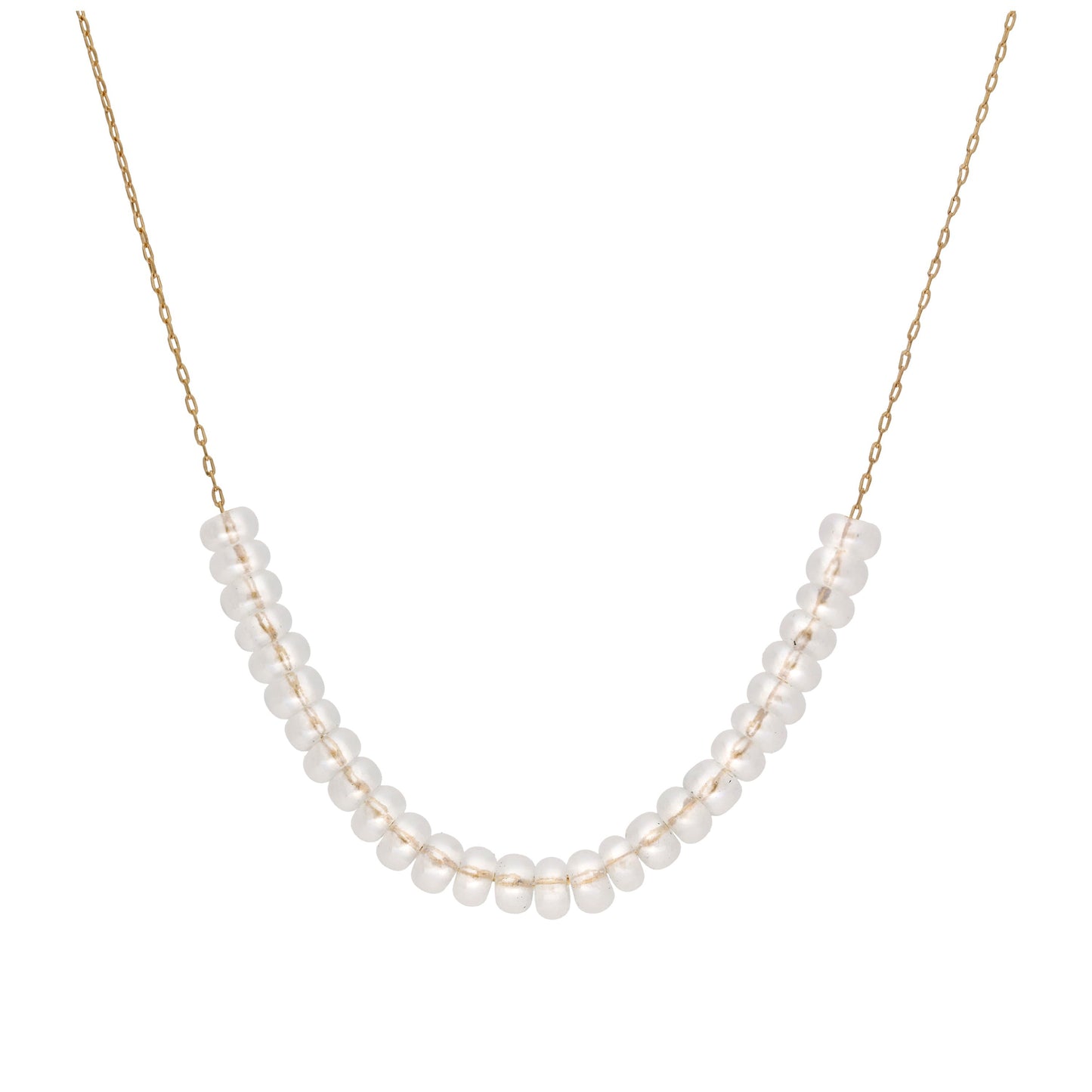 Collier en or 9 carats avec pierre de naissance d'avril et zircone cubique transparent