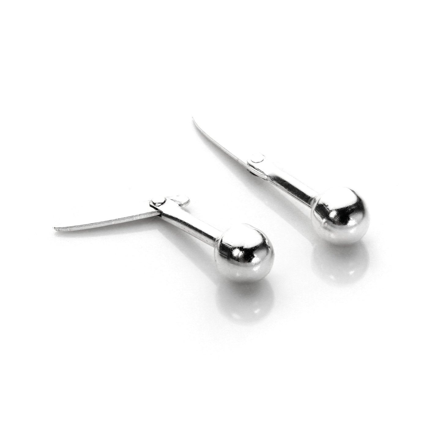 Boucles d'oreilles à tige Andralok en argent sterling 3 mm - 6 mm
