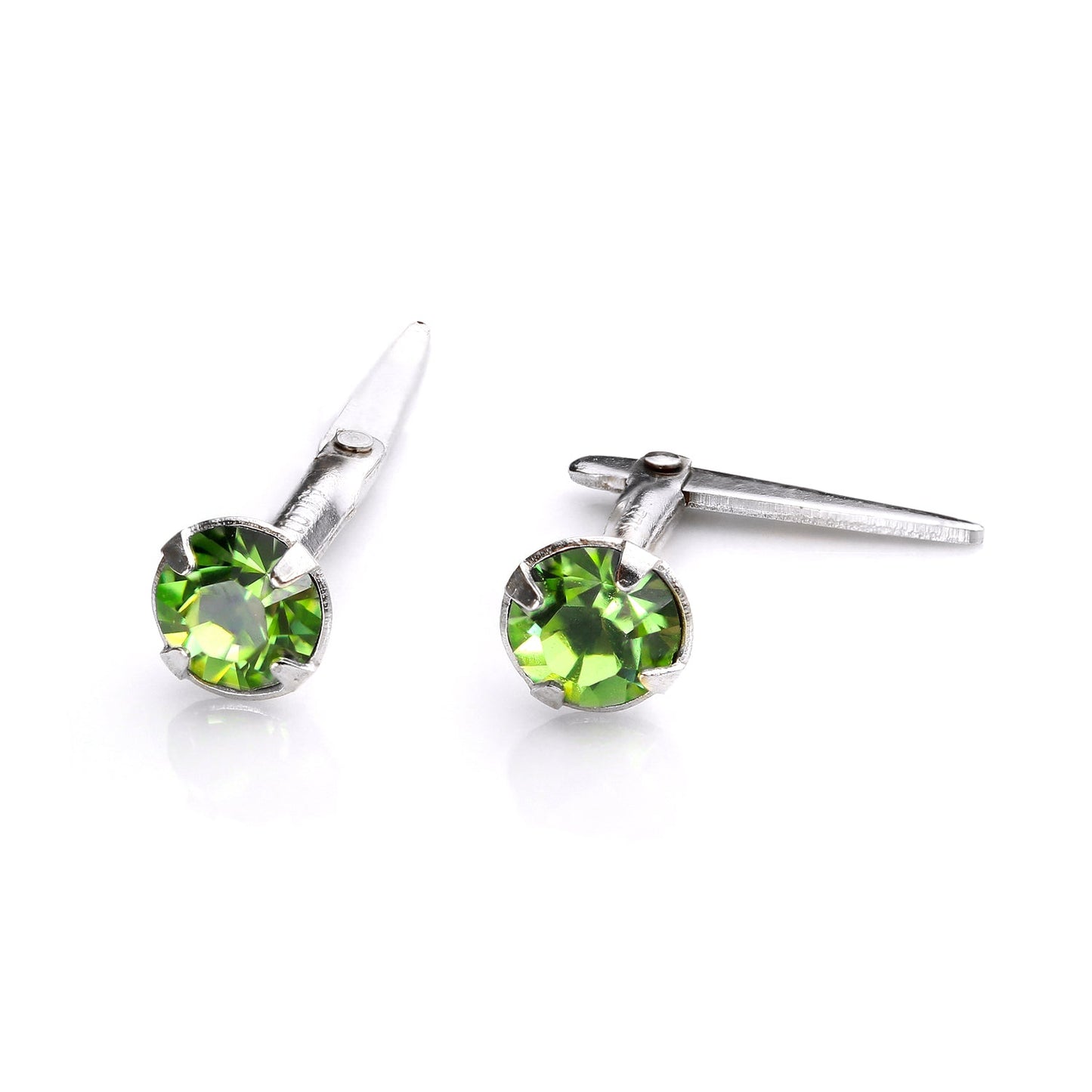 Boucles d'oreilles à tige Andralok en argent sterling avec cristal de 3 mm