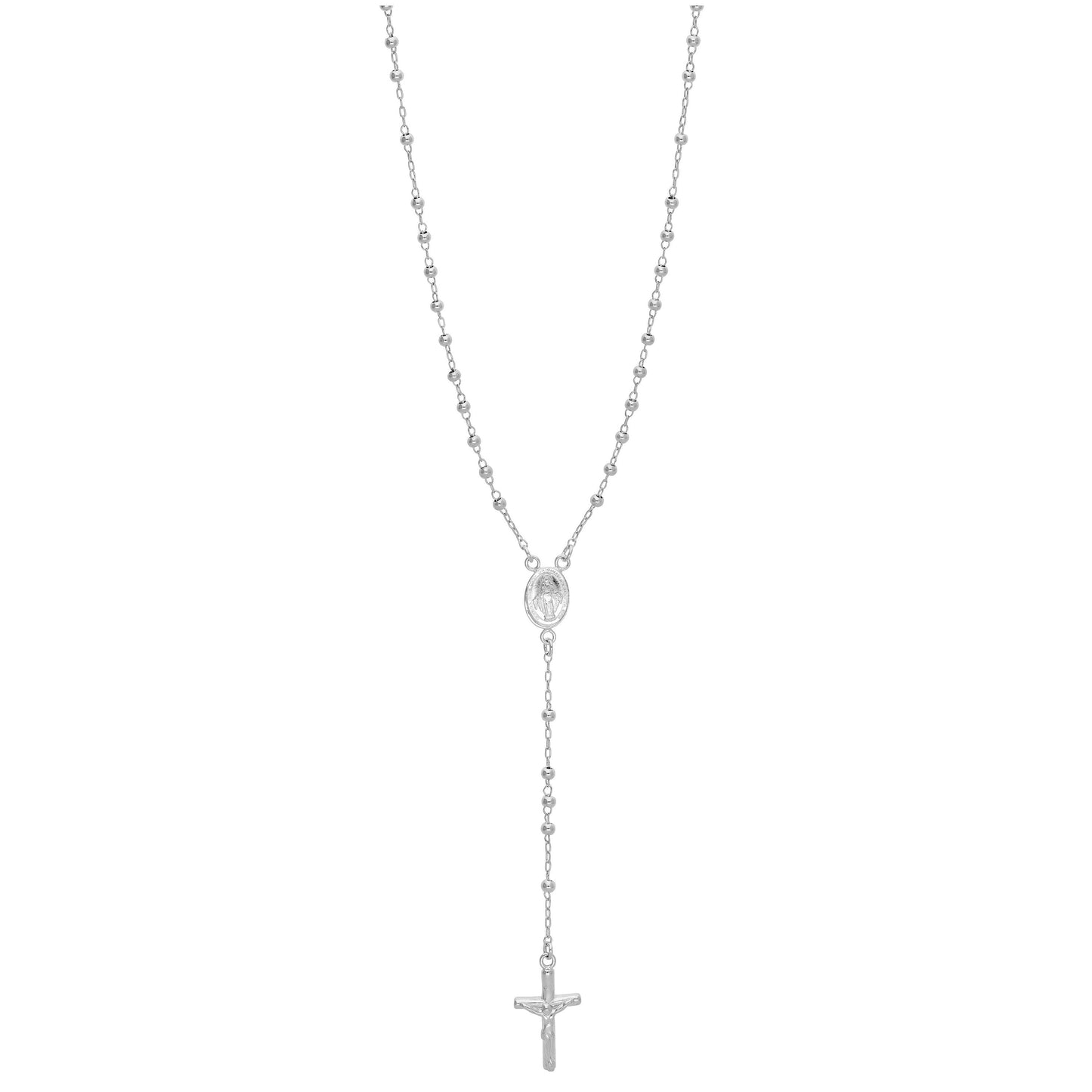 Collier chapelet en argent sterling - 50,8 cm