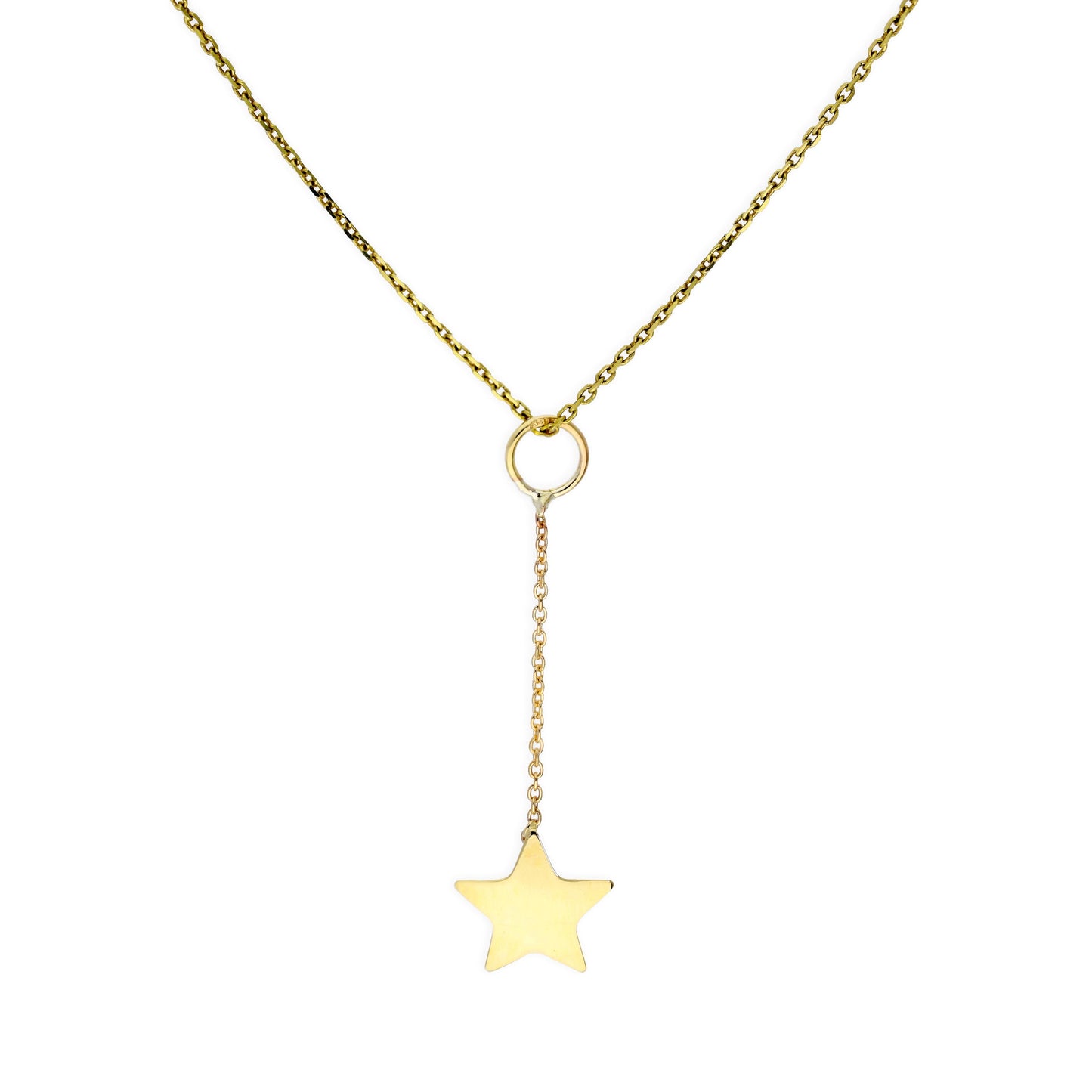 Collier avec pendentif étoile en or 9 carats, 40 à 50 cm