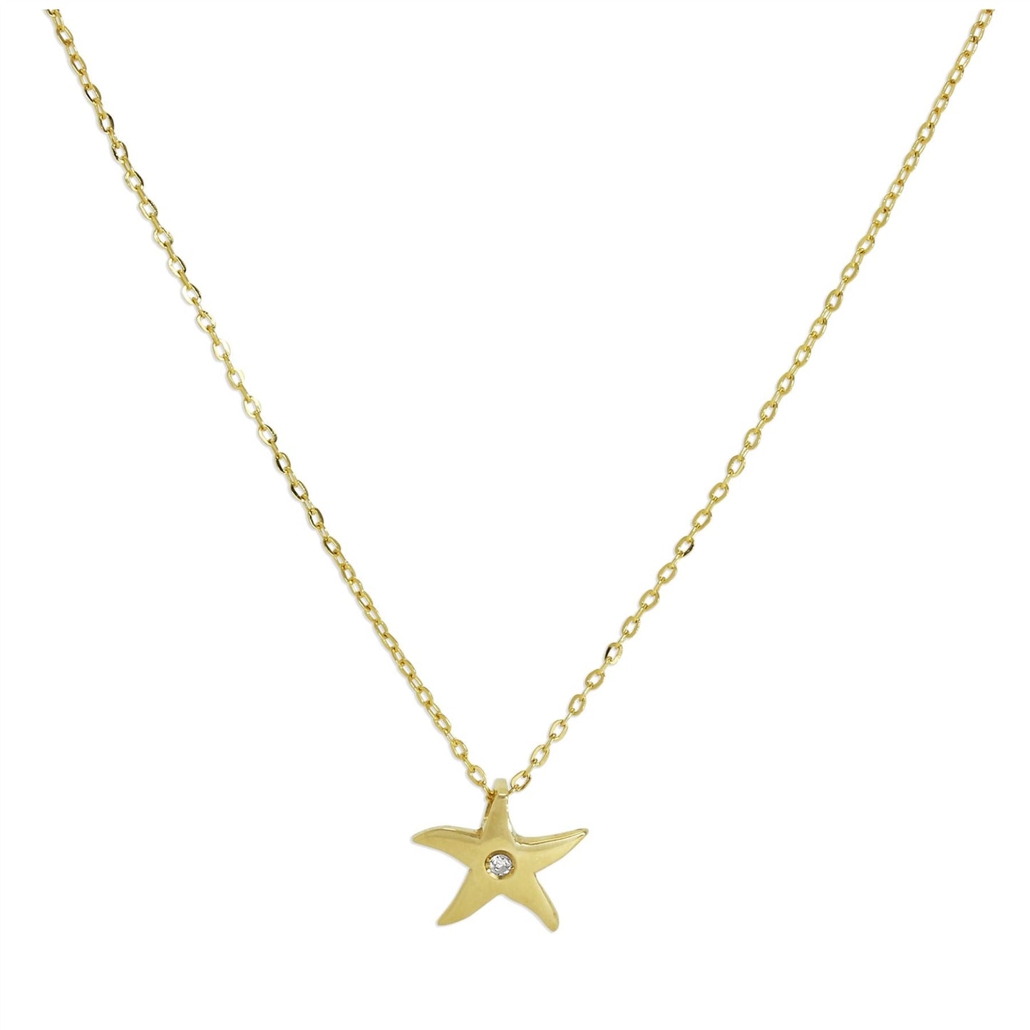 Collier gourmette en or 9 carats et diamants véritables, 16 pouces