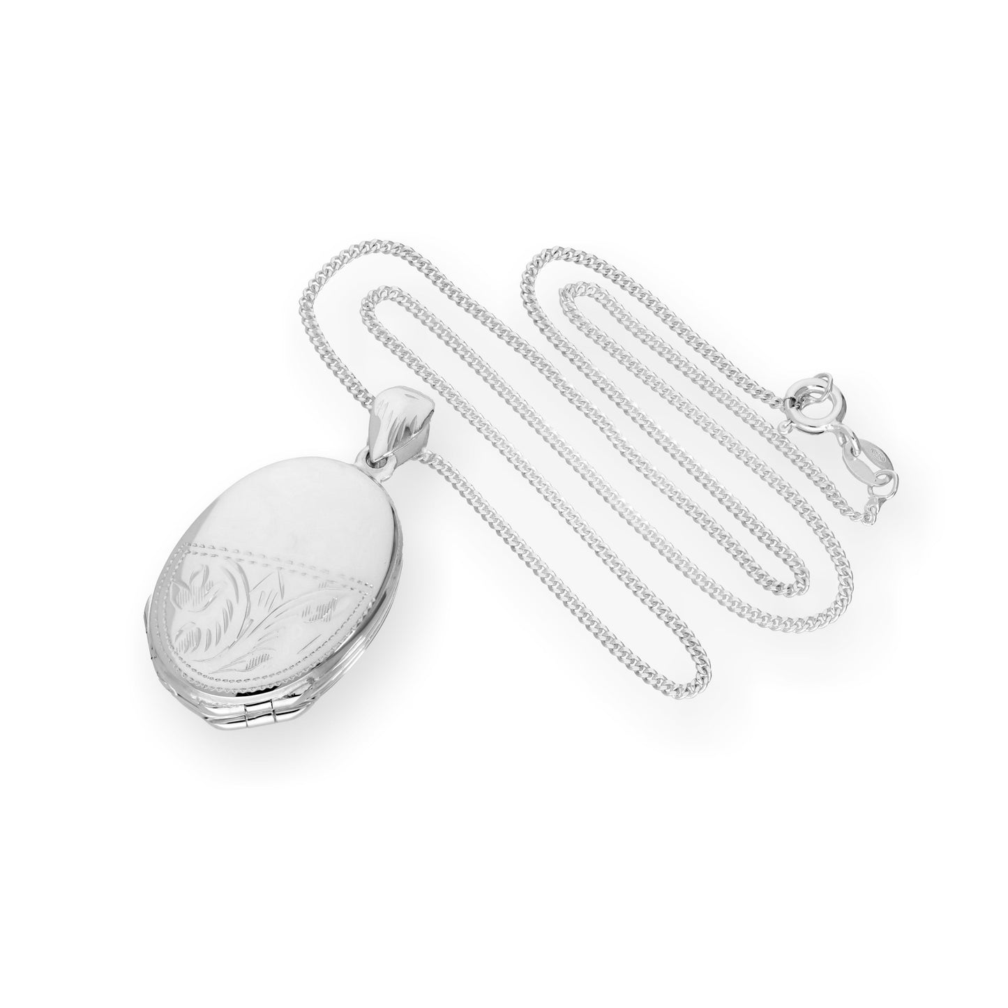 Médaillon ovale familial en argent sterling avec 4 photos sur chaîne de 40 à 61 cm