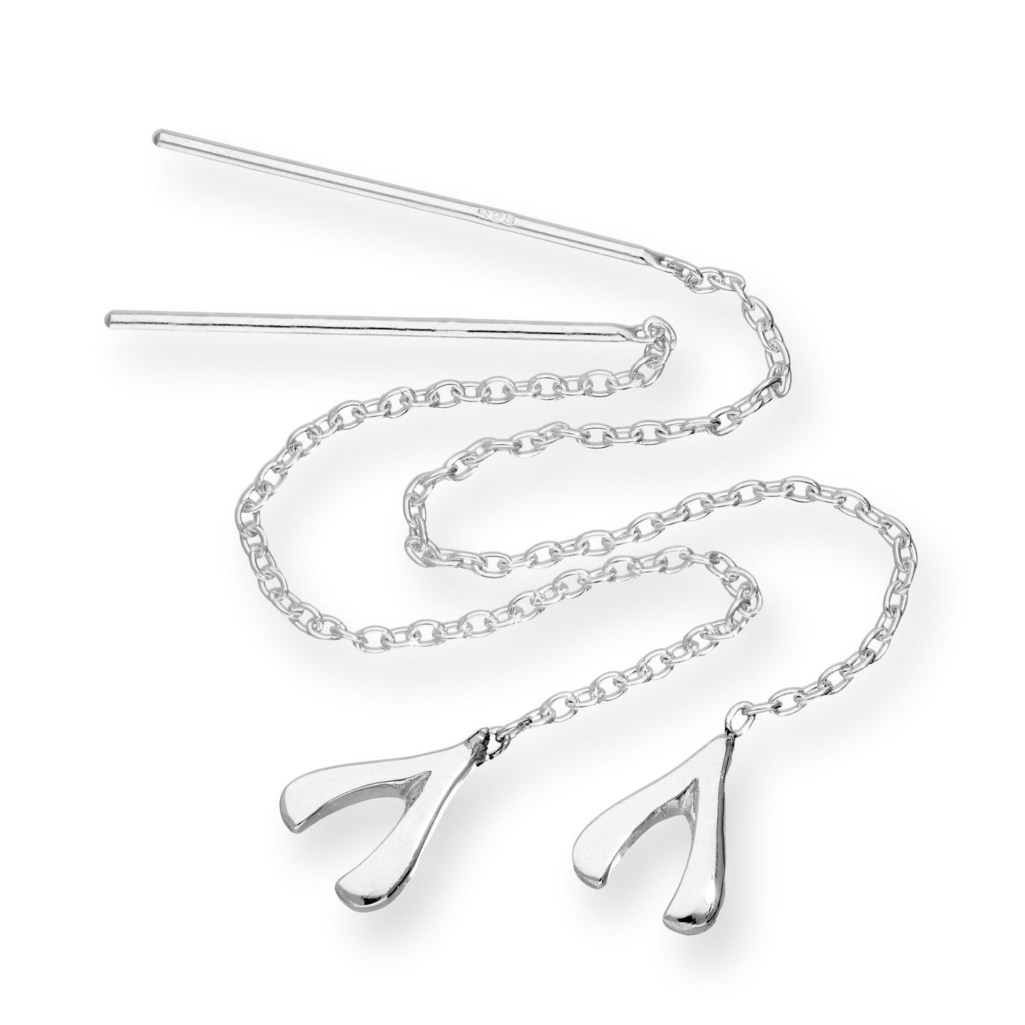 Boucles d'oreilles à enfiler en argent sterling en forme de bréchet