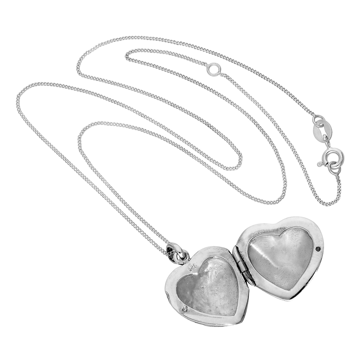Médaillon en argent sterling en forme d'aile d'ange gravable sur chaîne de 40 à 55 cm