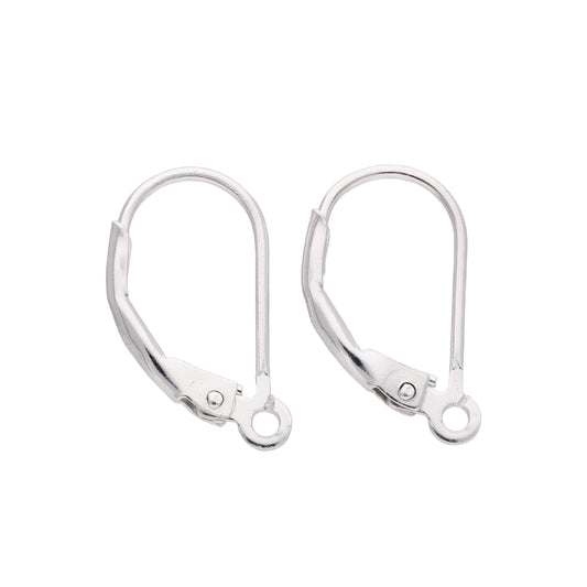 Boucles d'oreilles à levier en argent sterling
