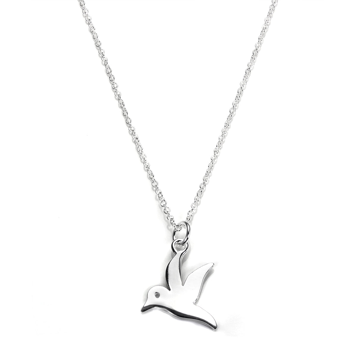 Pendentif colibri en argent sterling