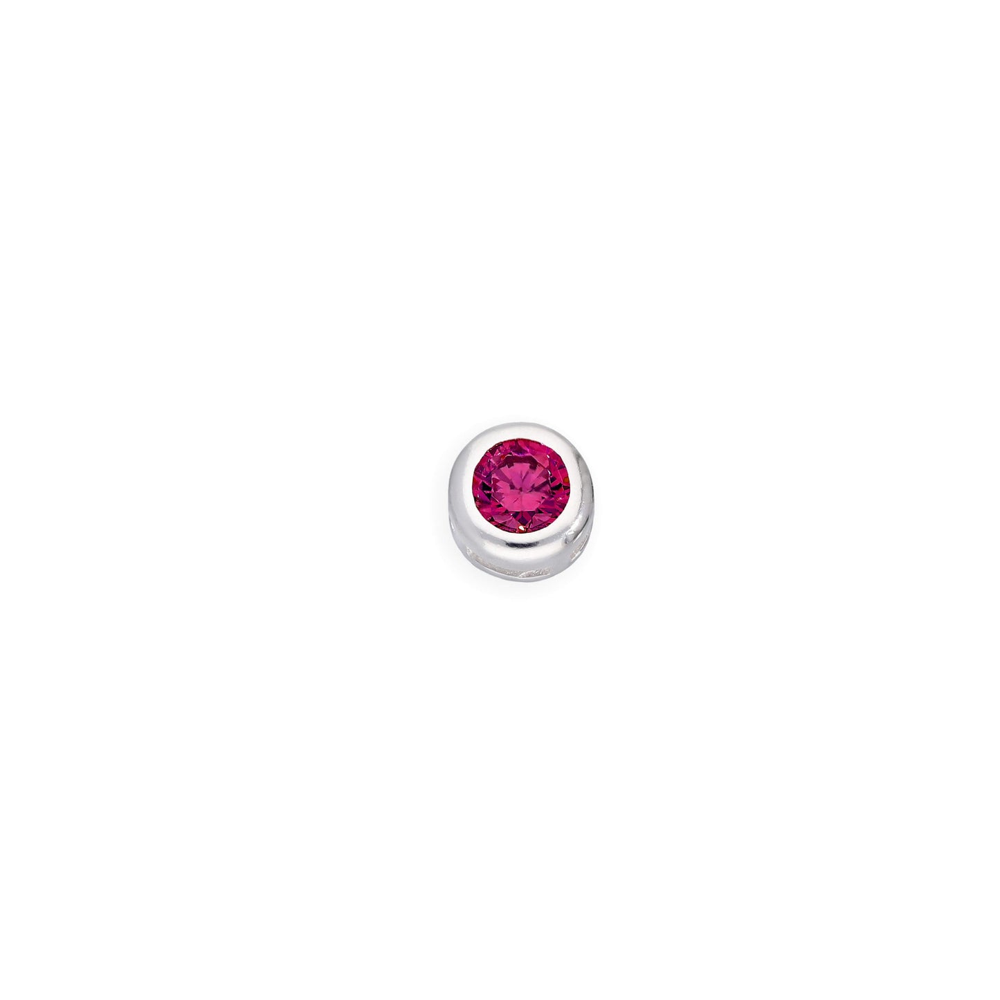 Breloques flottantes en argent sterling et cristal CZ avec pierre de naissance
