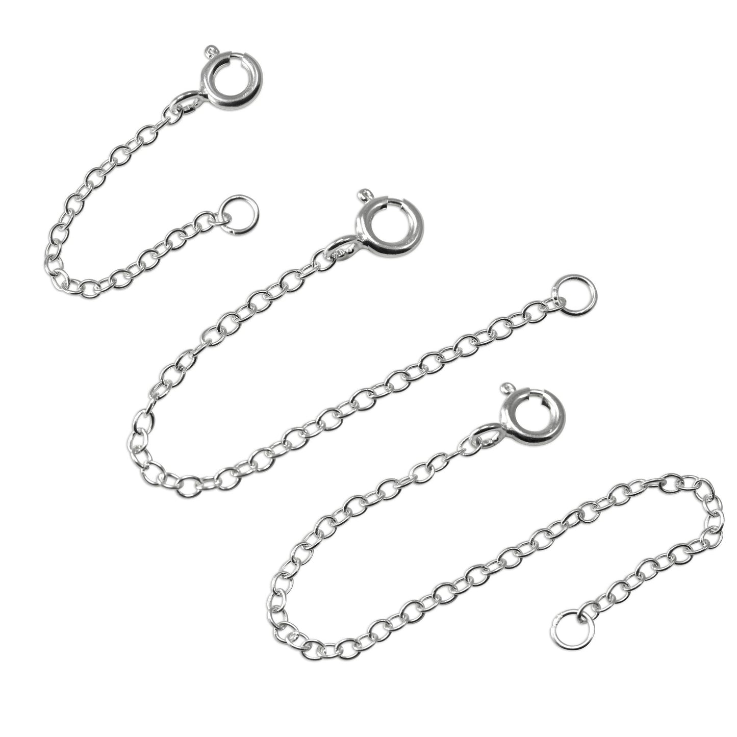 Rallonge de chaîne en argent sterling de 5 à 10 cm