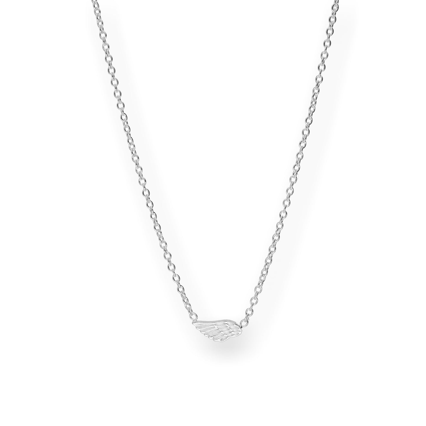 Collier aile en argent sterling avec chaîne de 45 cm