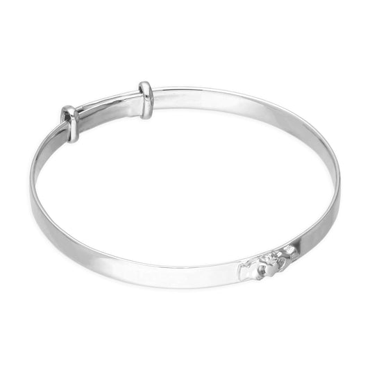 Bracelet Claddagh réglable en argent sterling de 45 mm