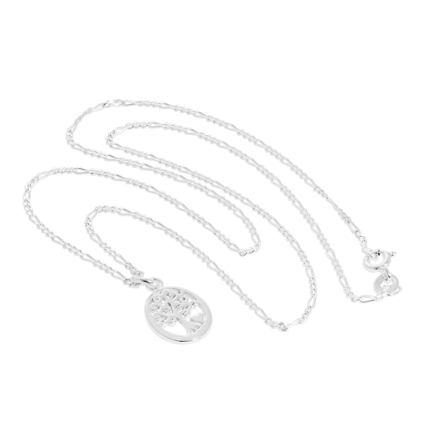 Breloque arbre d'amour en filigrane en argent sterling