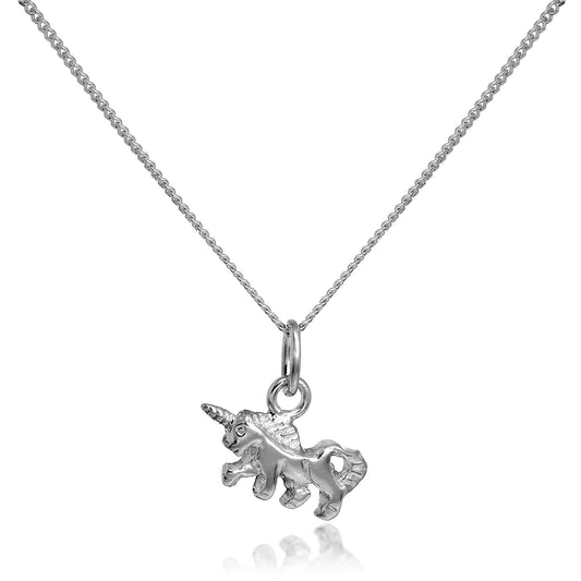 Collier pendentif licorne en argent sterling de 40 à 55 cm