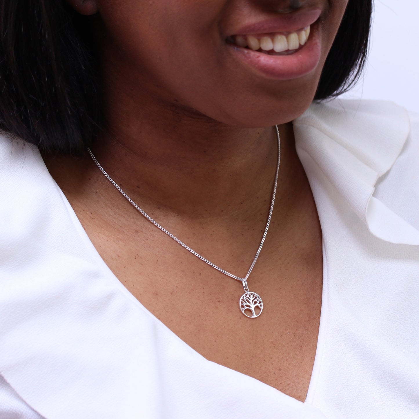 Collier Arbre de Vie en Argent Sterling 16 à 24 Pouces