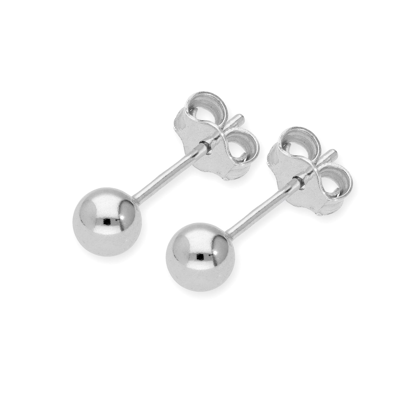 Boucles d'oreilles à tige légères en argent sterling de 1 à 12 mm