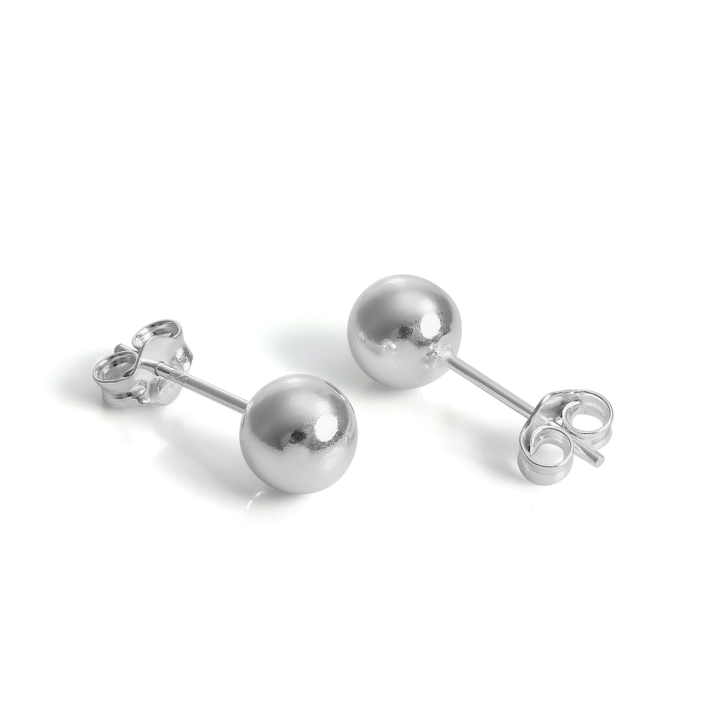 Boucles d'oreilles à tige légères en argent sterling de 1 à 12 mm