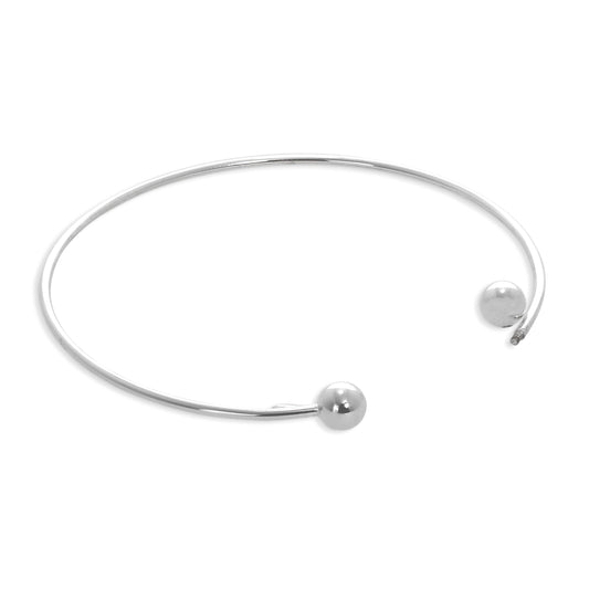 Bracelet jonc en argent sterling