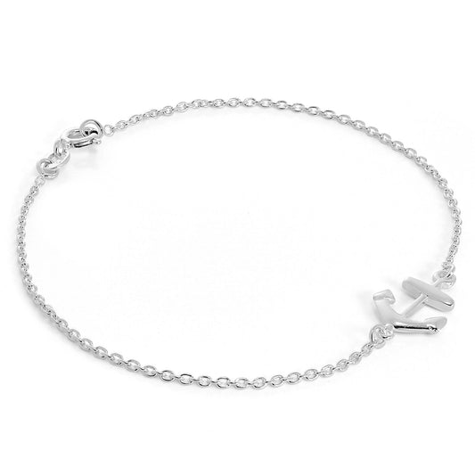 Bracelet Belcher en argent sterling avec ancre