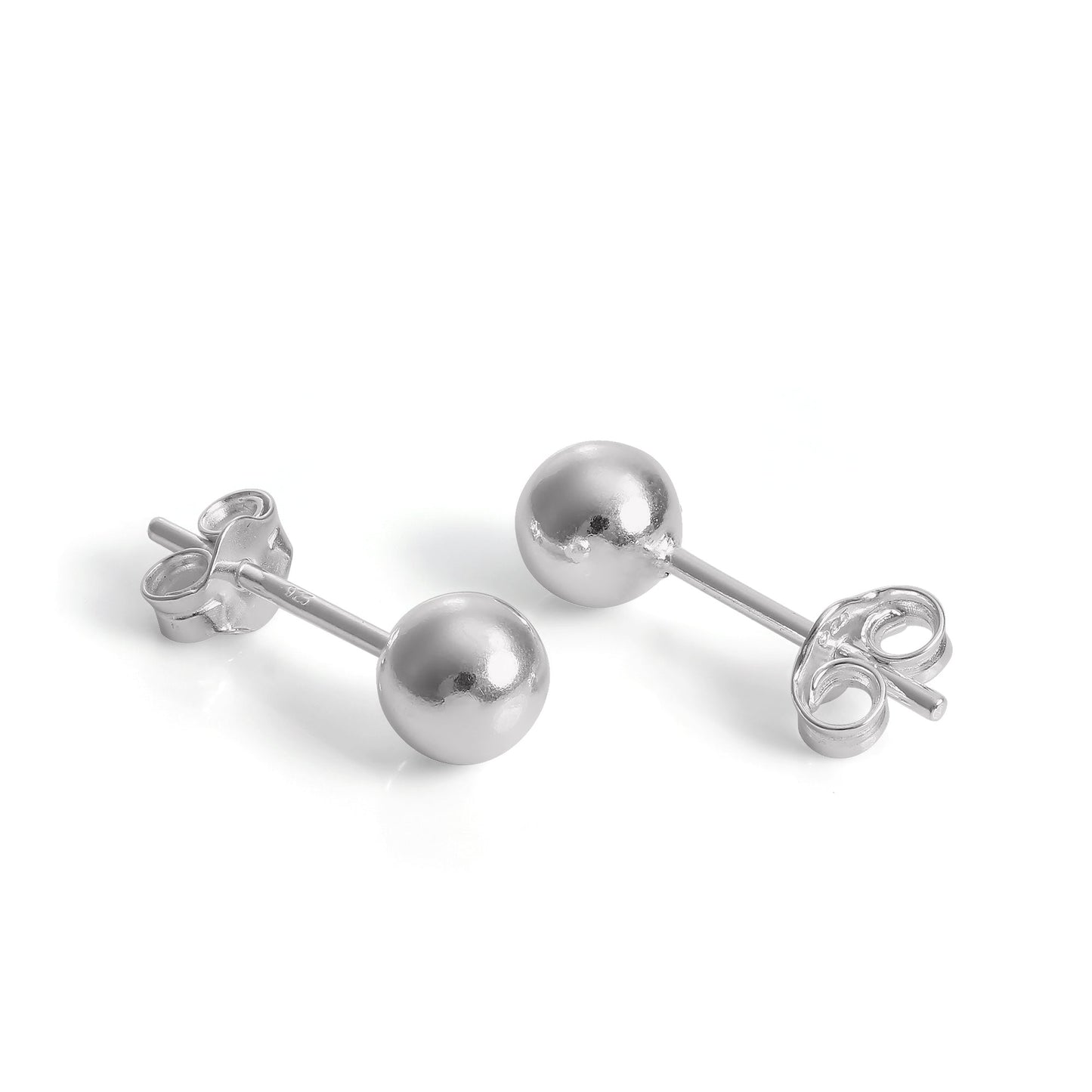 Boucles d'oreilles à tige légères en argent sterling de 1 à 12 mm
