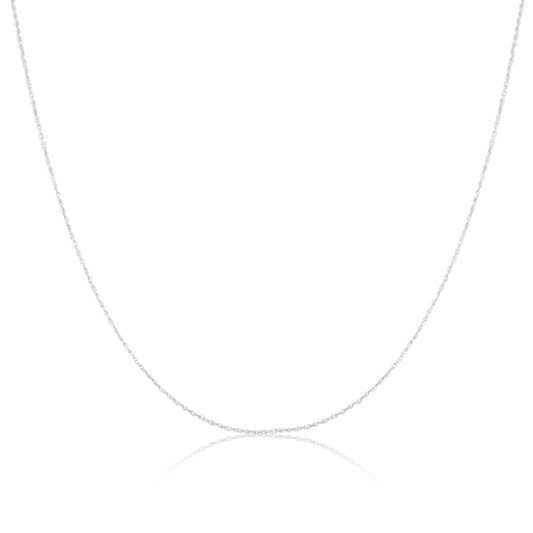 Collier chaîne Prince de Galles en argent sterling fin de 14 à 28 pouces