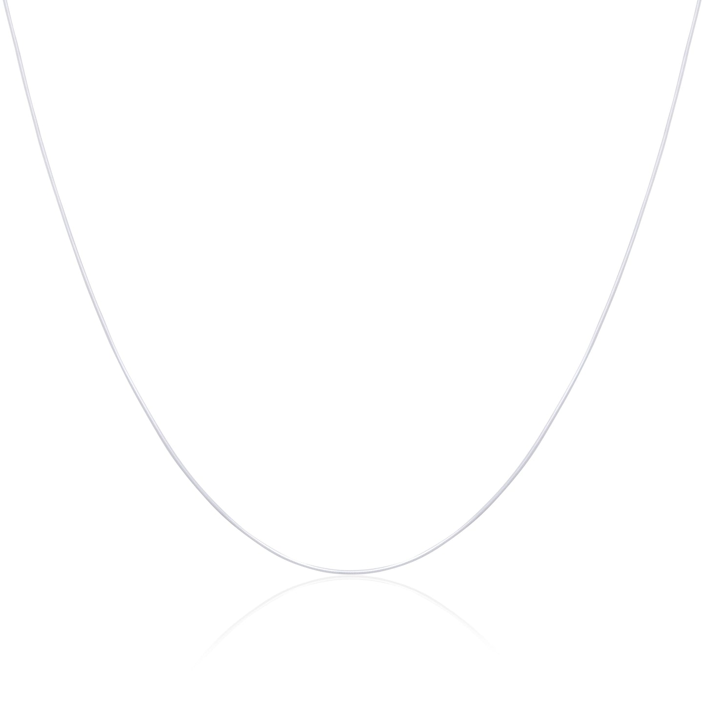 Chaîne serpent en argent sterling de 1 mm, 14 à 22 pouces