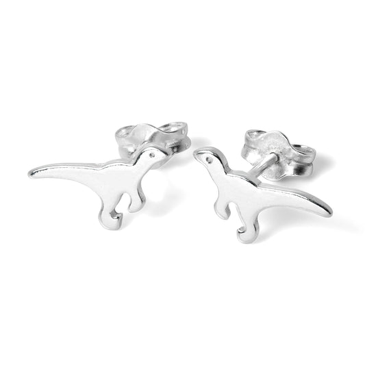 Boucles d'oreilles à tige T-Rex en argent sterling