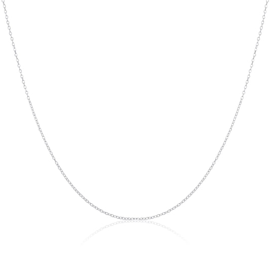 Collier chaîne Belcher en argent sterling de 14 à 22 pouces