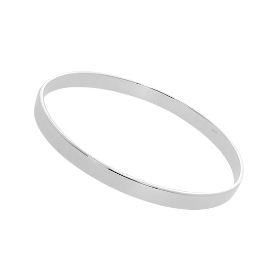 Bracelet jonc gravable en argent sterling de 67 mm