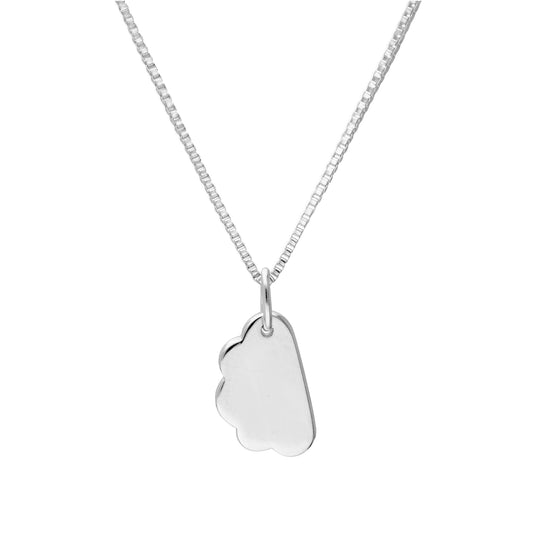 Collier pendentif nuage en argent sterling de 14 à 22 pouces