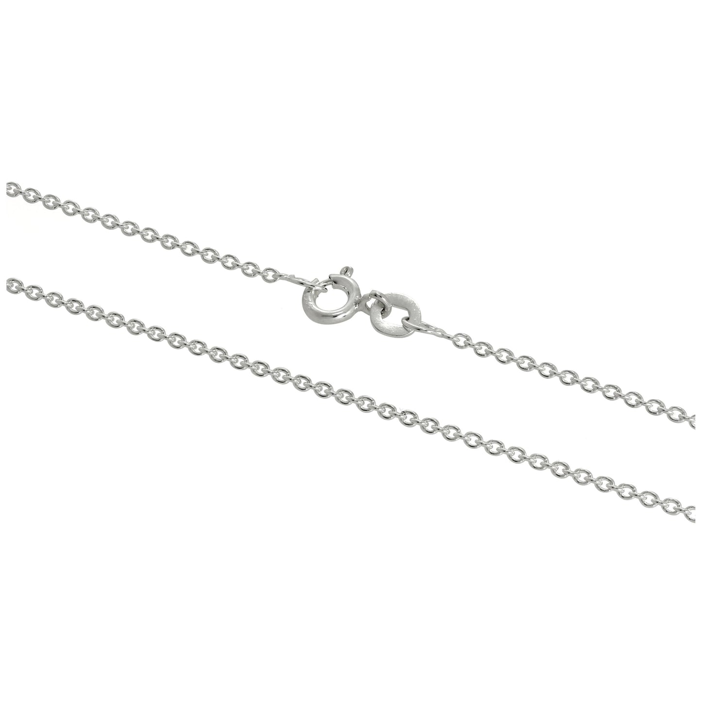 Chaîne Belcher en argent sterling de 1 mm, 40 à 61 cm