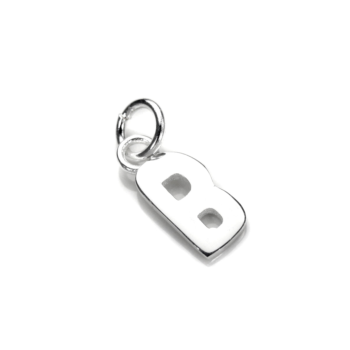 Breloque lettre en argent sterling