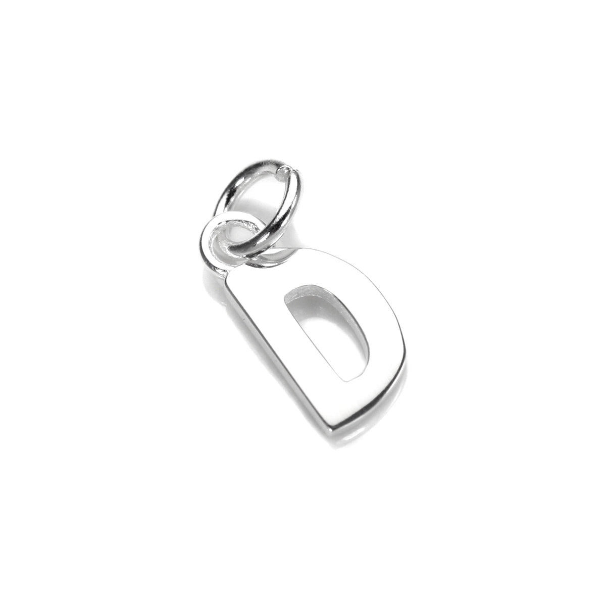Breloque lettre en argent sterling