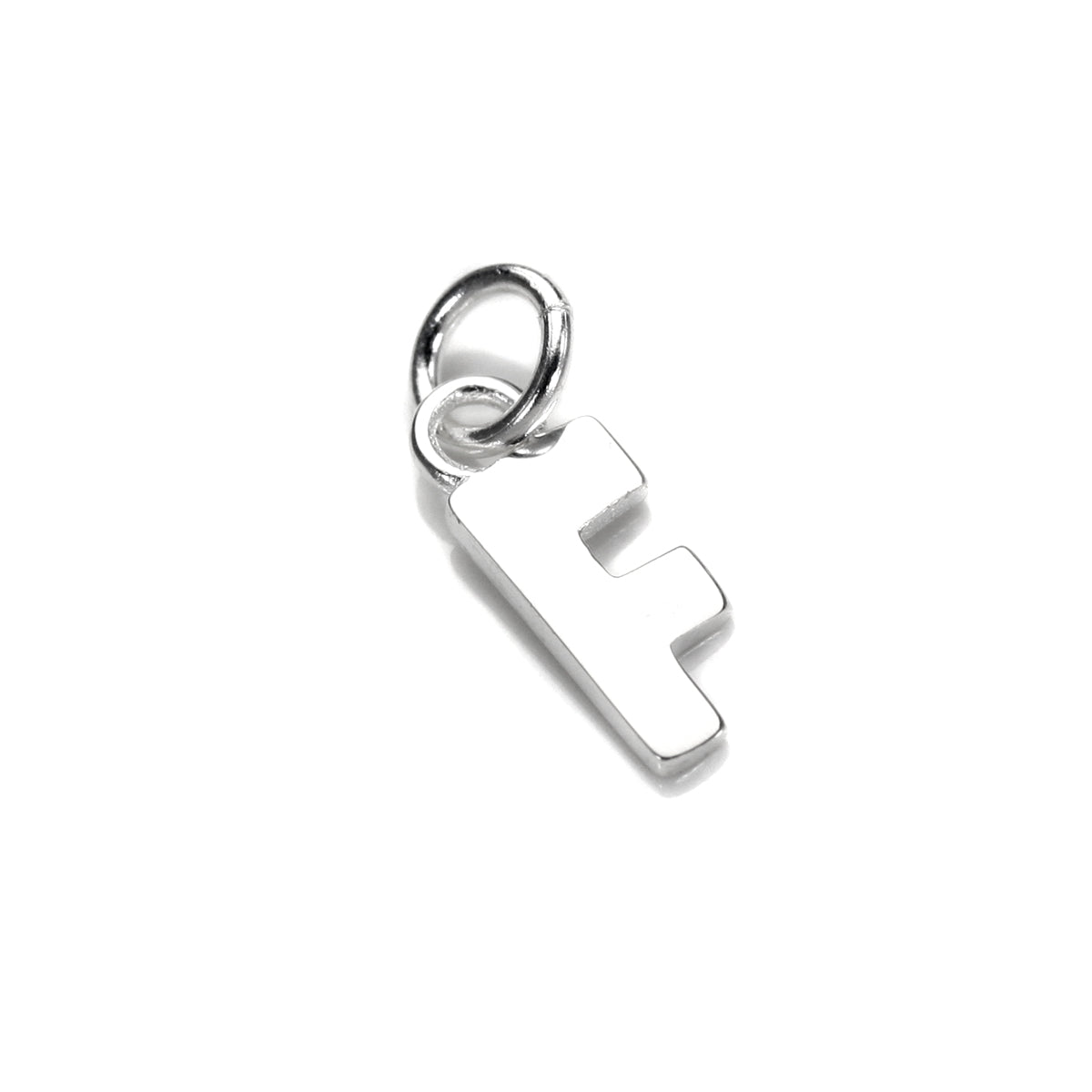 Breloque lettre en argent sterling