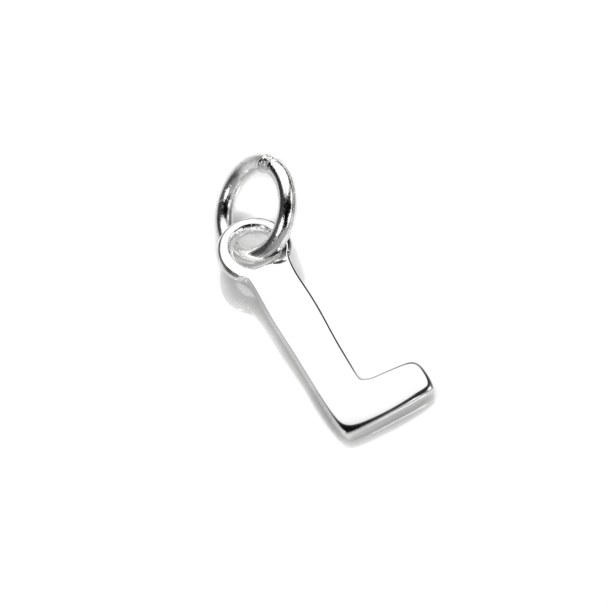 Breloque lettre en argent sterling