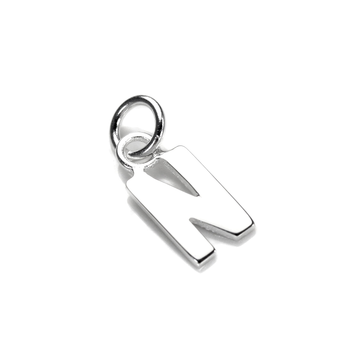 Breloque lettre en argent sterling