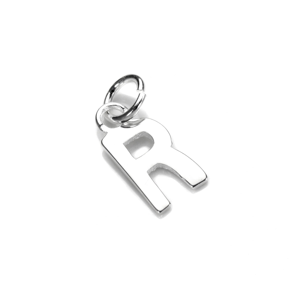 Breloque lettre en argent sterling