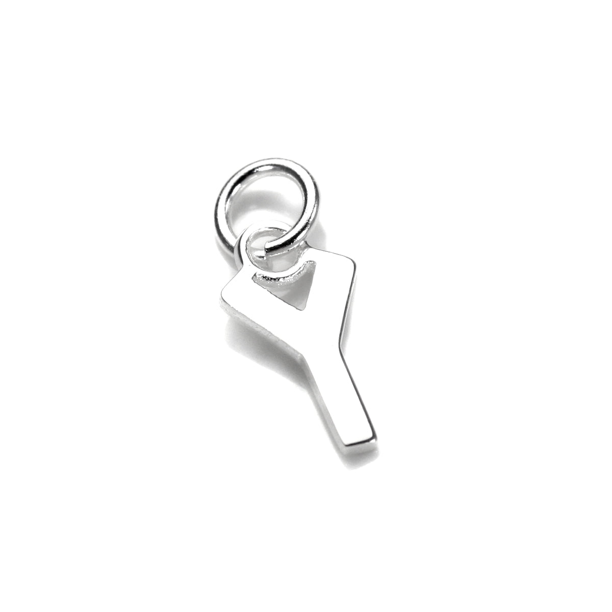 Breloque lettre en argent sterling