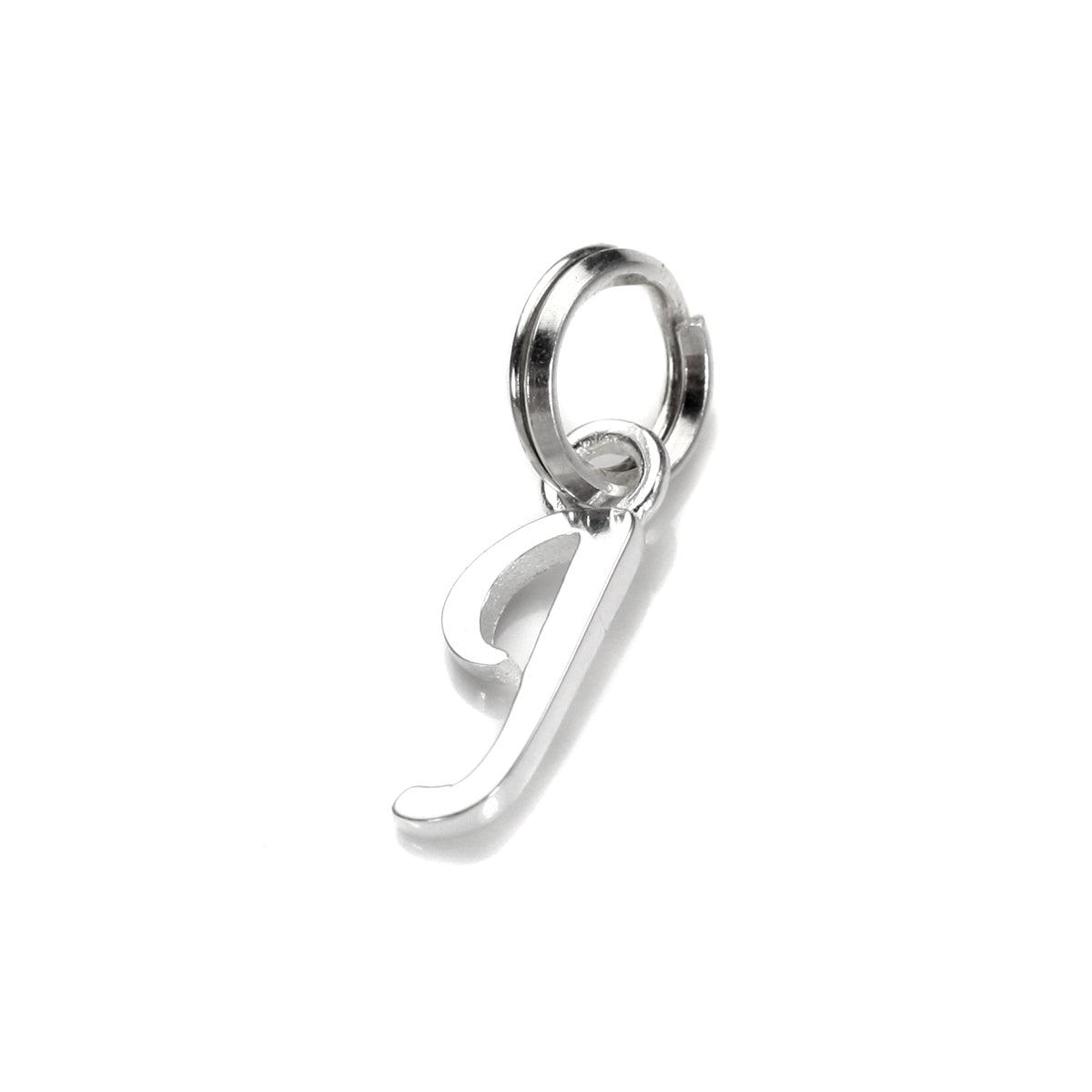 Breloque en argent sterling avec lettre manuscrite