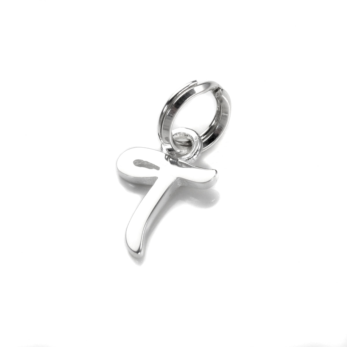 Breloque en argent sterling avec lettre manuscrite