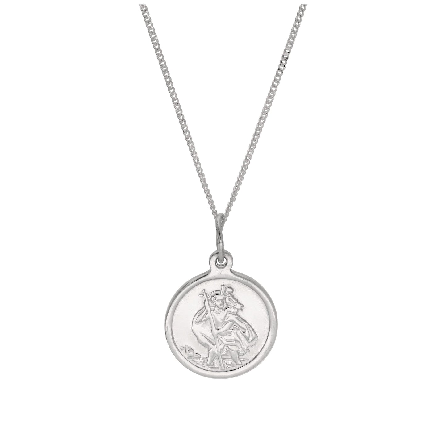 Collier Saint-Christophe personnalisé en argent sterling