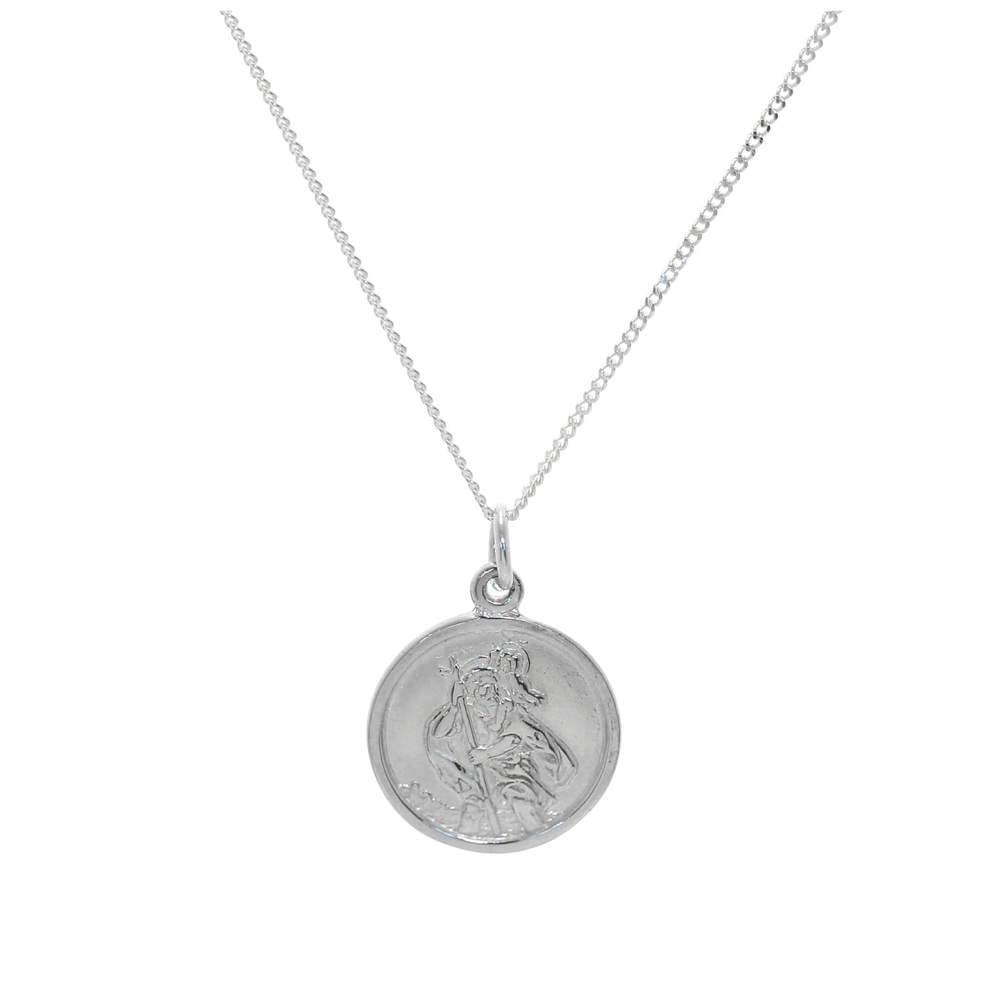 Collier Saint-Christophe personnalisé en argent sterling